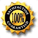 100%  satisfaction guaranteed - logo